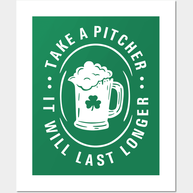 Take a Pitcher - St Patrick Day Wall Art by Jerry After Young